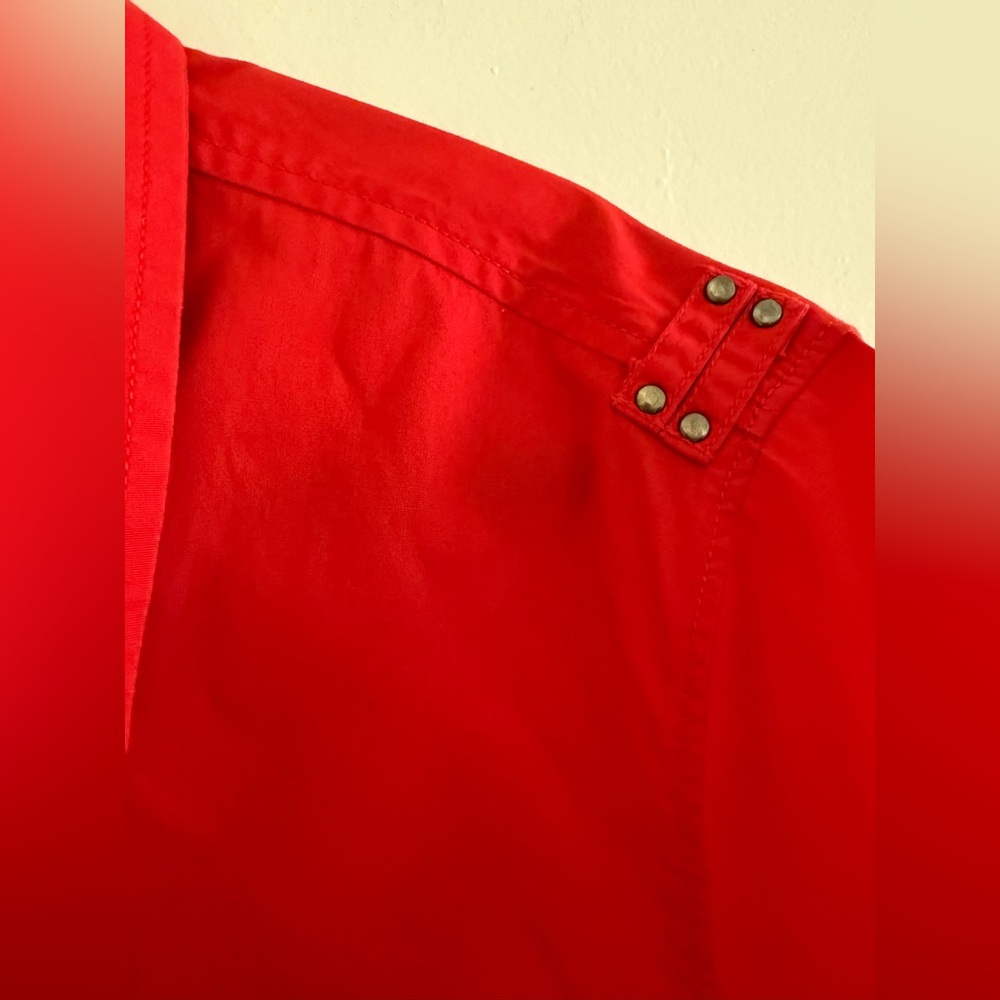Guess Red and Black Men's Shirt - Picture 6 of 7